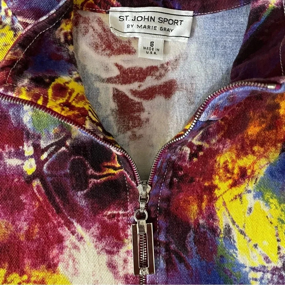 LAST CALL Vintage St. John Sport by Marie Gray Blazer Jacket Women’s Size Small - Picture 7 of 13